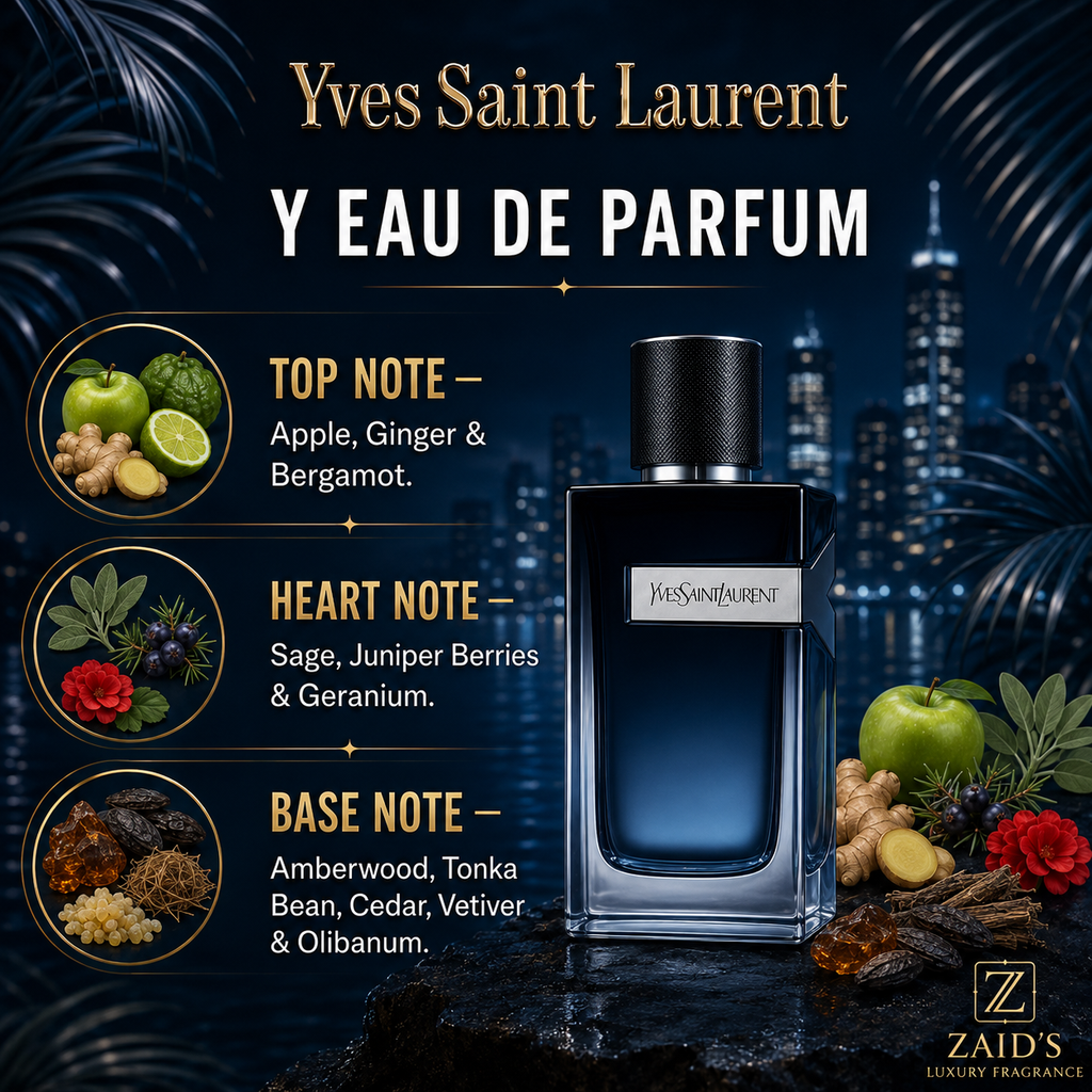 Y Eau de Parfum by Yves Saint Laurent — 100 ml / 3.3 oz