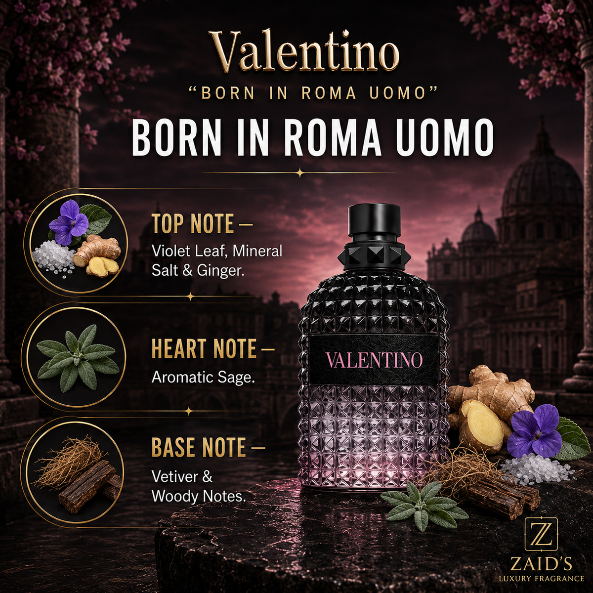 Valentino Uomo Born in Roma Eau de Toilette — 100 ml / 3.4 oz