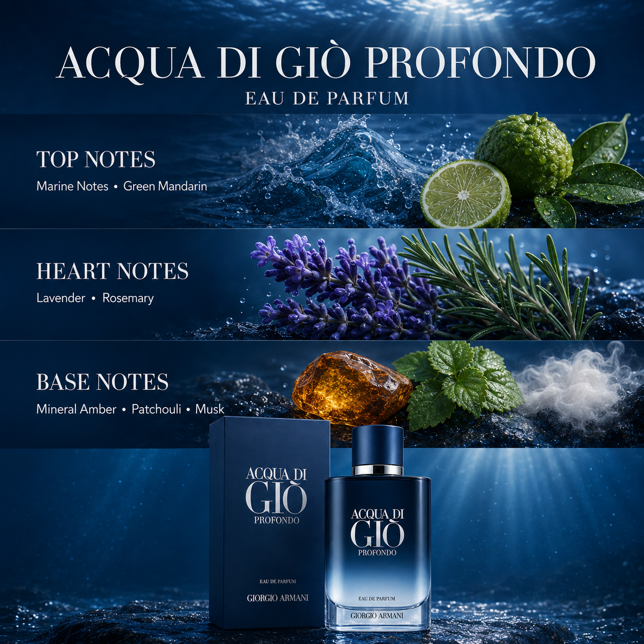 Acqua di Giò Profondo Eau de Parfum — 100 ml