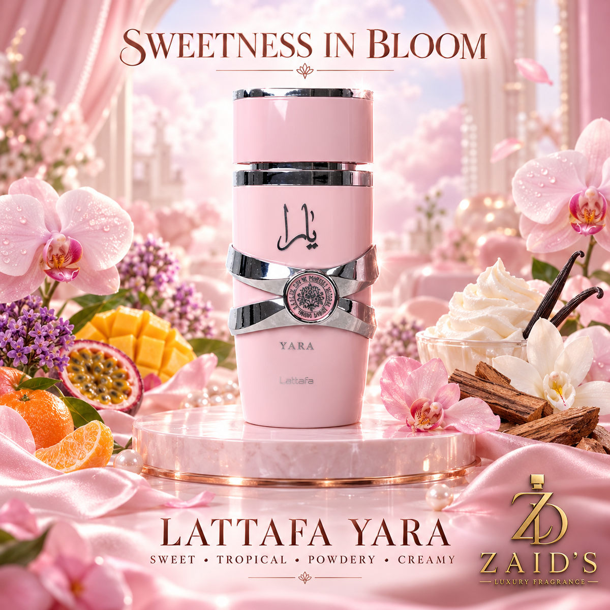 Lattafa Yara Eau de Parfum 3.4 oz / 100 ml