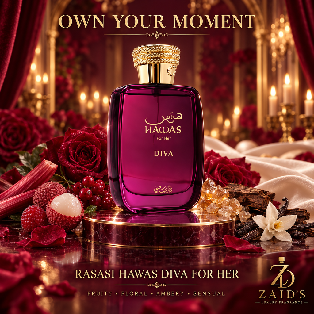 Rasasi Hawas Diva for Her Eau de Parfum 3.4 oz / 100 ml