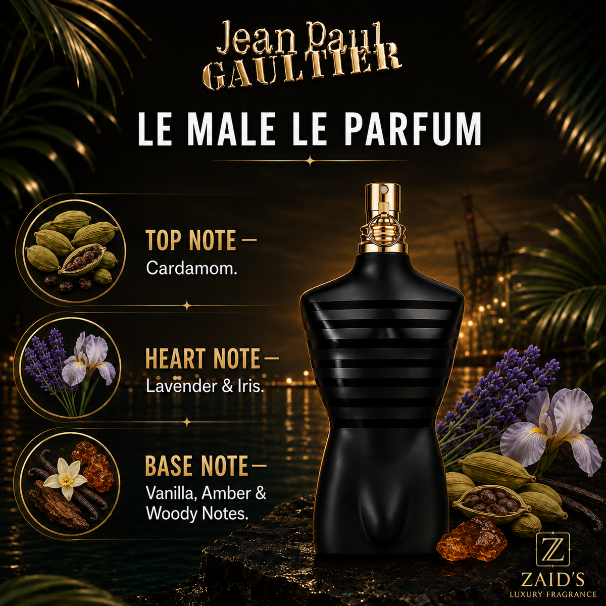 Jean Paul Gaultier Le Male Le Parfum Eau de Parfum Intense – 125 ml