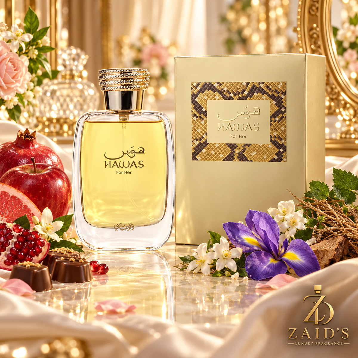 Rasasi Hawas for Her Eau de Parfum 3.4 oz / 100 ml