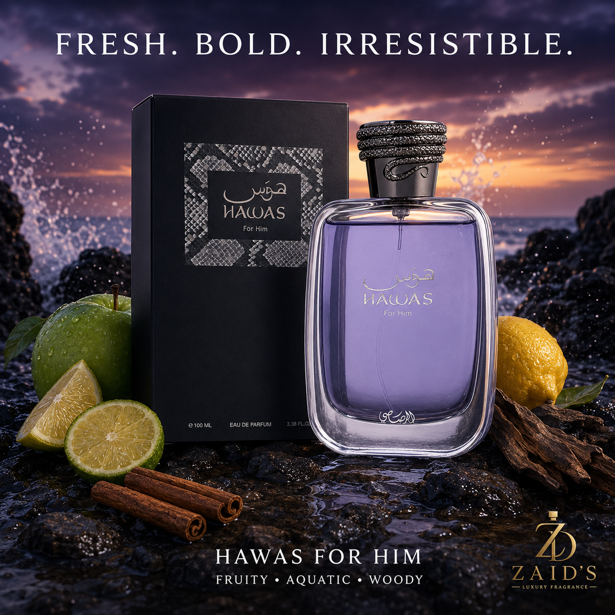 Rasasi Hawas for Him EDP – 100 ml