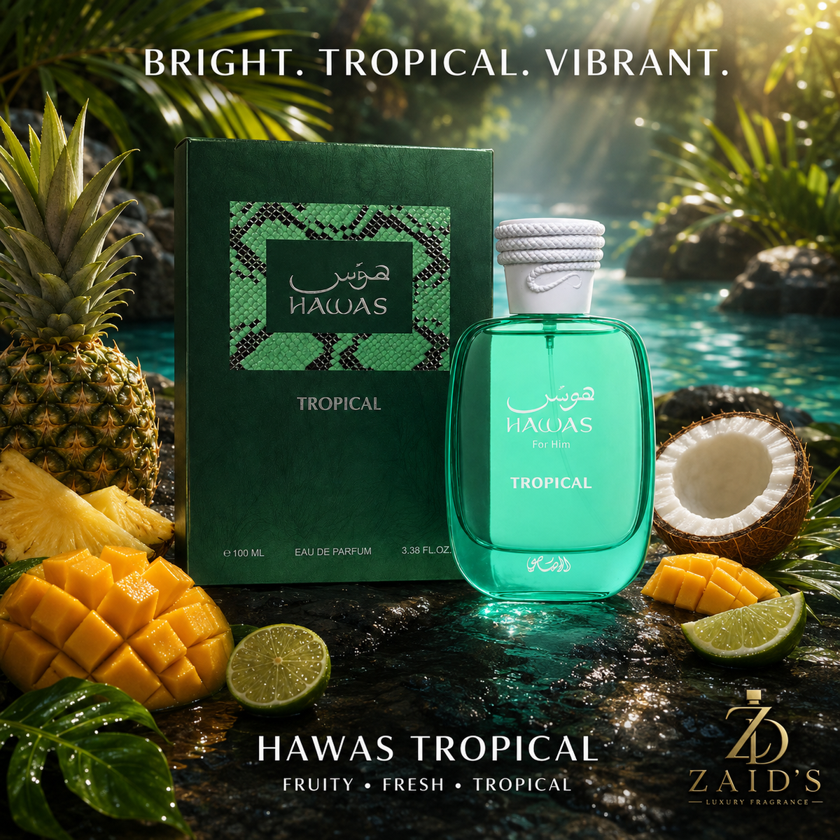 Rasasi Hawas Tropical for Him EDP – 100 ml