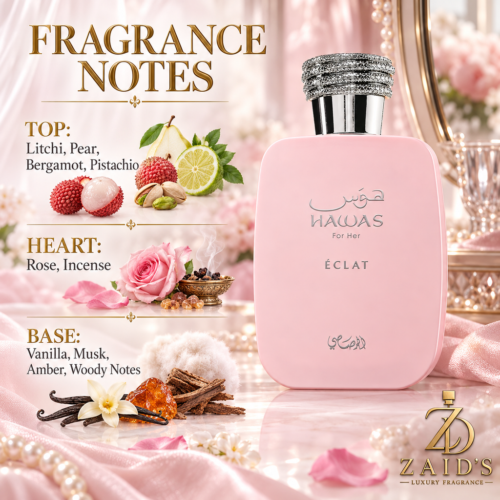 Rasasi Hawas Éclat for Her Eau de Parfum 3.4 oz / 100 ml