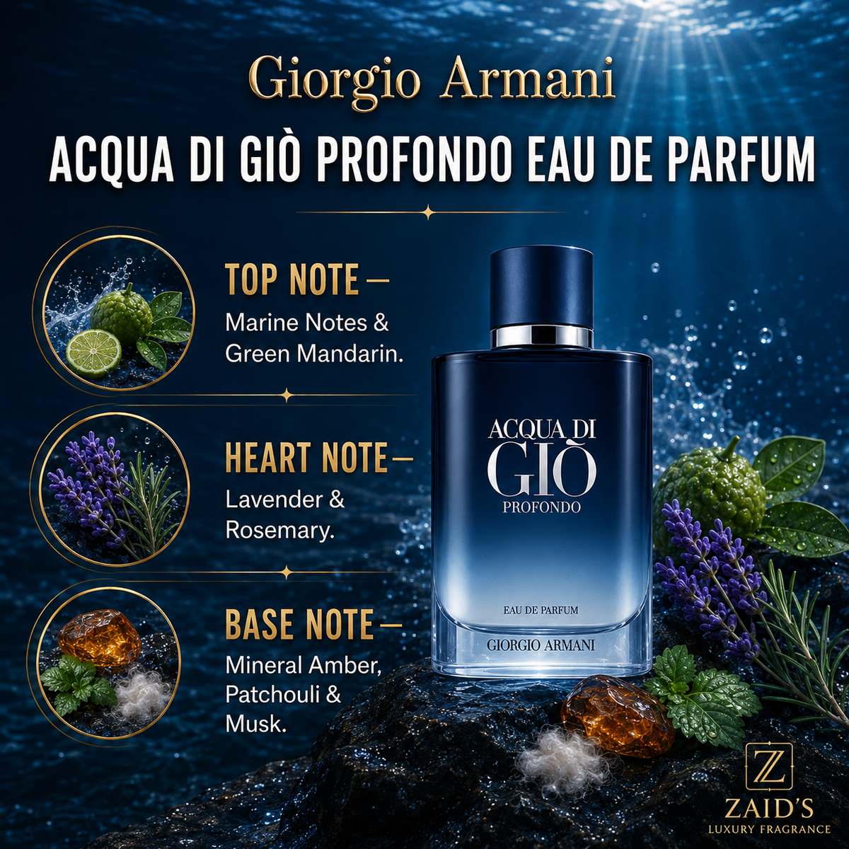 Acqua di Giò Profondo Eau de Parfum — 100 ml
