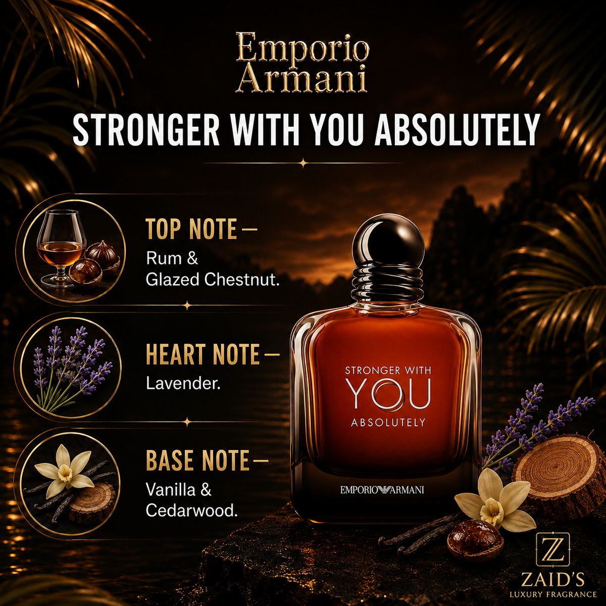 Emporio Armani Stronger With You Absolutely Parfum — 100 m
