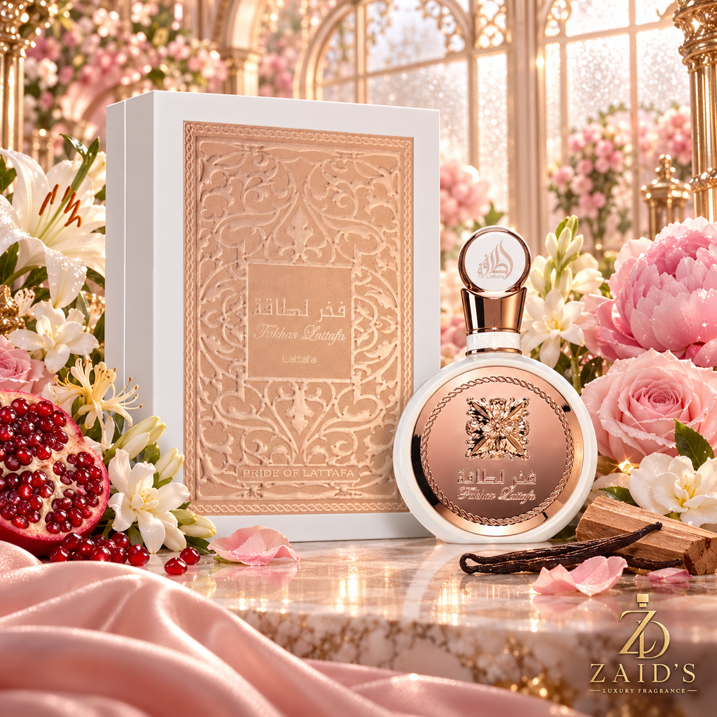 Lattafa Fakhar Rose Eau de Parfum 3.4 oz / 100 ml