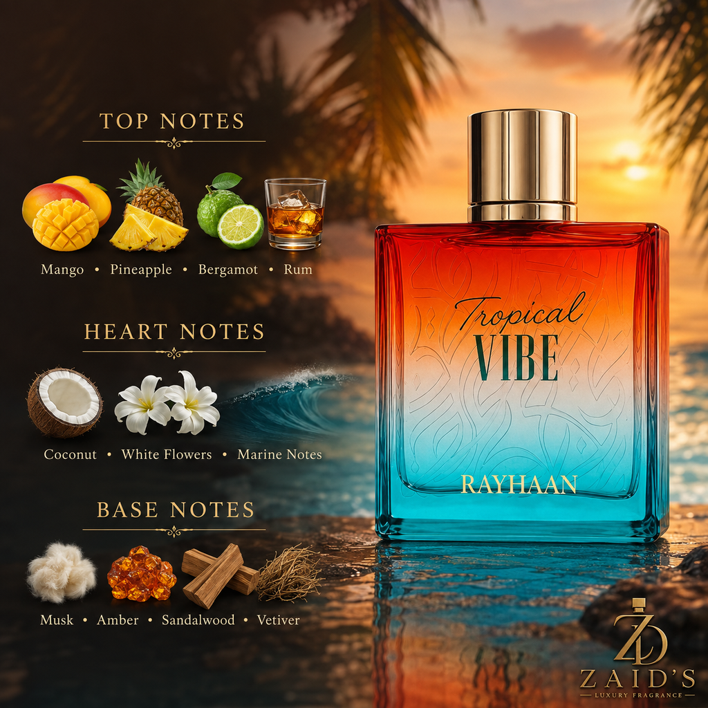Rayhaan Tropical Vibe Unisex EDP – 100 ml