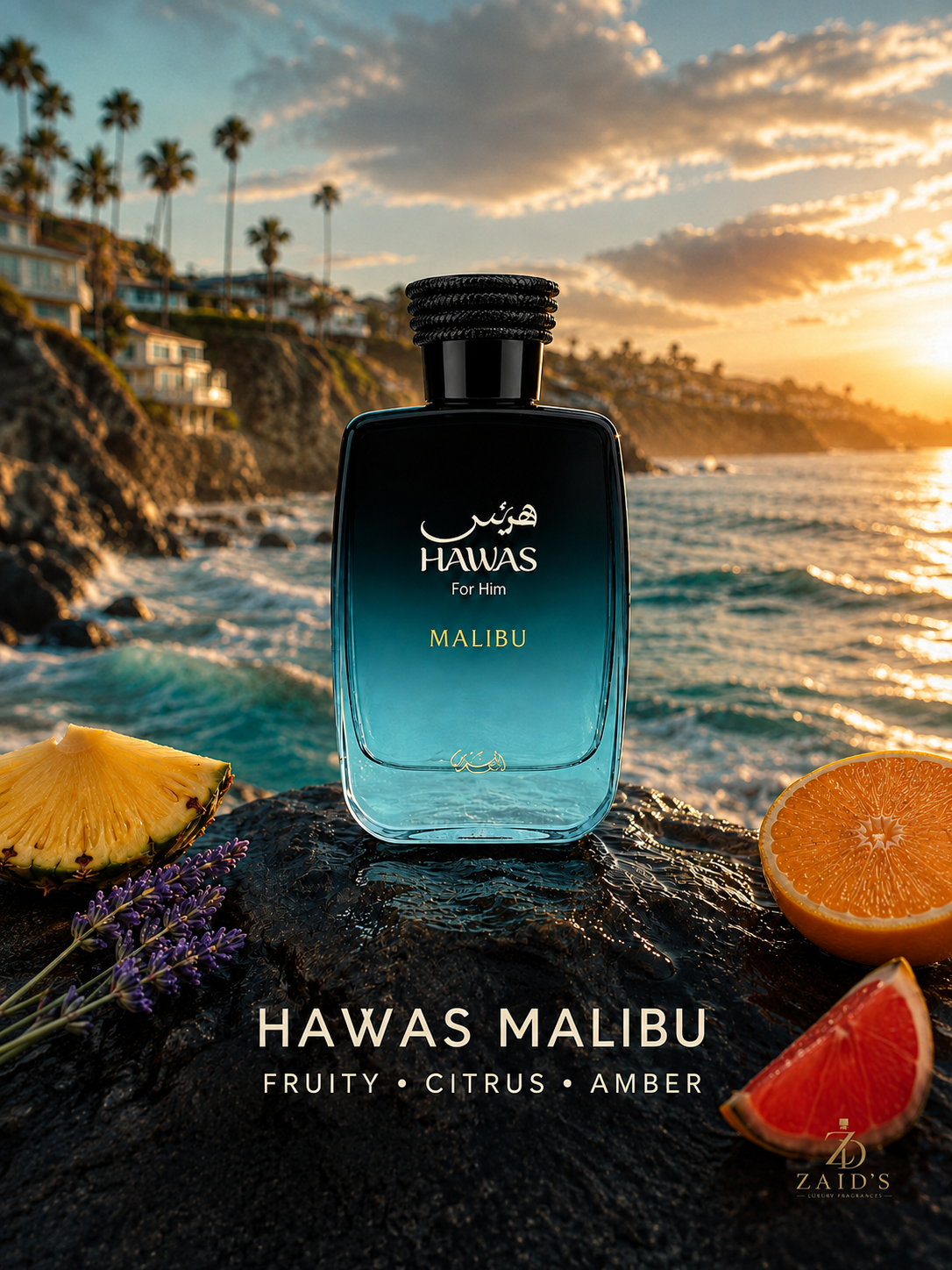 Rasasi Hawas Malibu for Him EDP – 100 ml