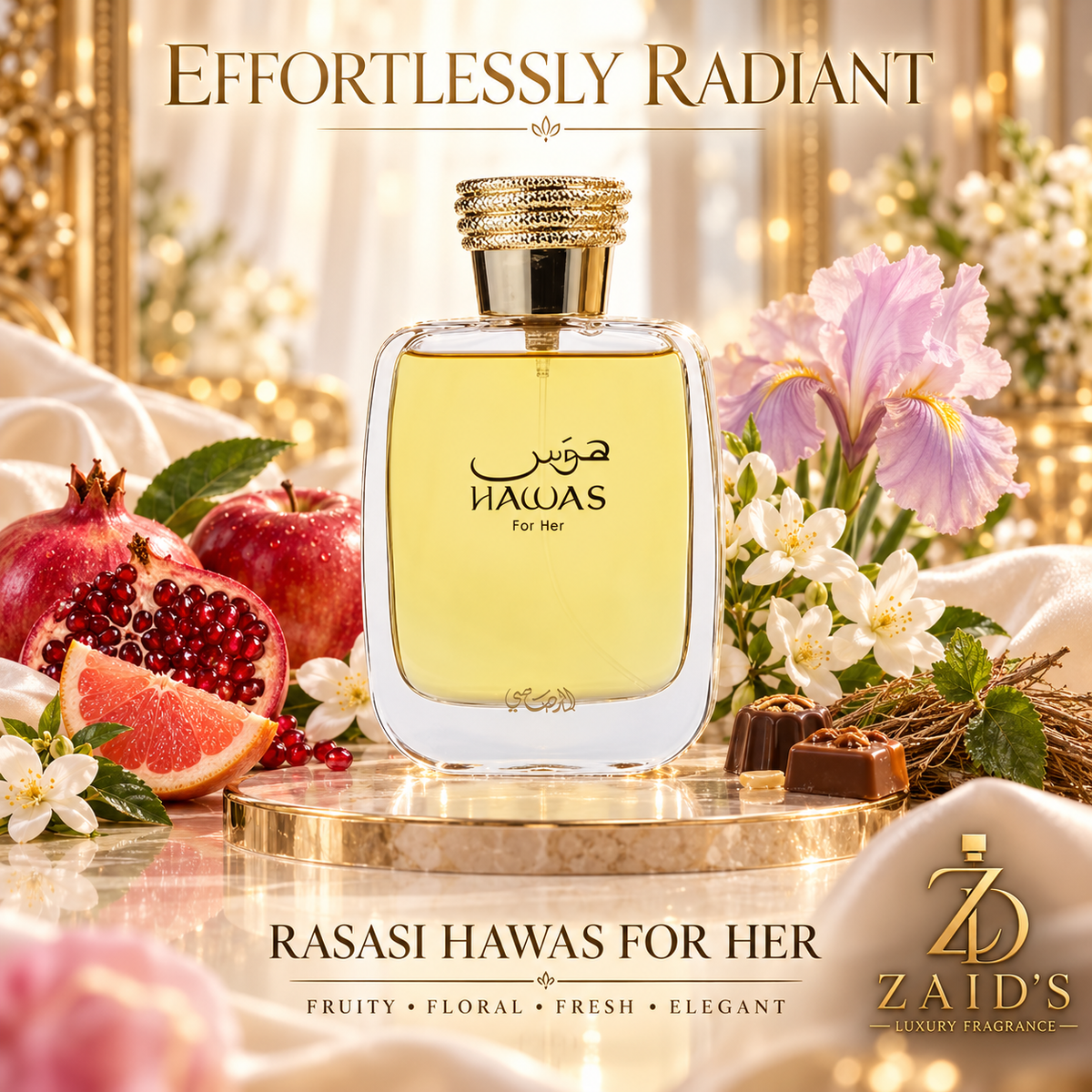 Rasasi Hawas for Her Eau de Parfum 3.4 oz / 100 ml