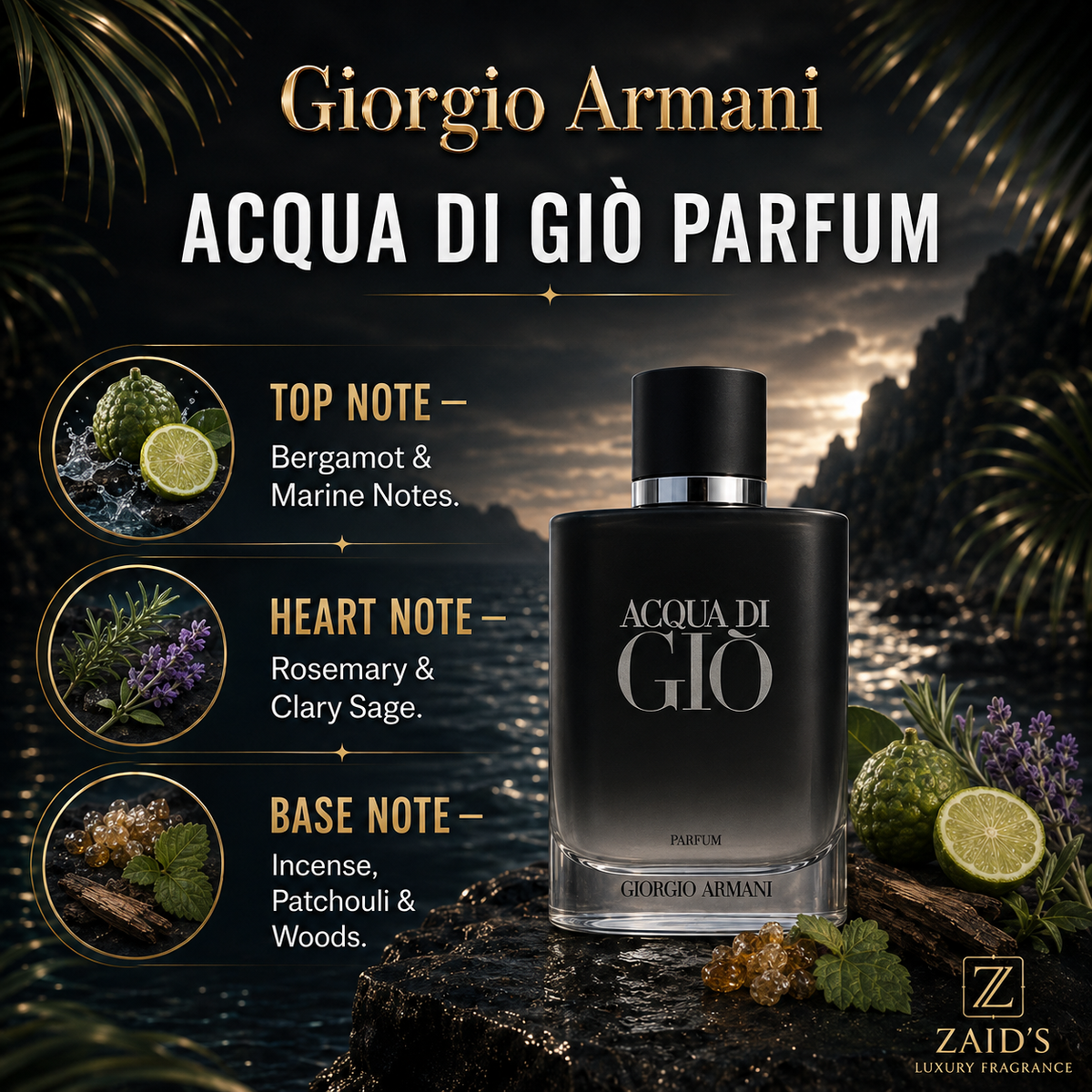Giorgio Armani Acqua di Giò Parfum for Men – 100 ml