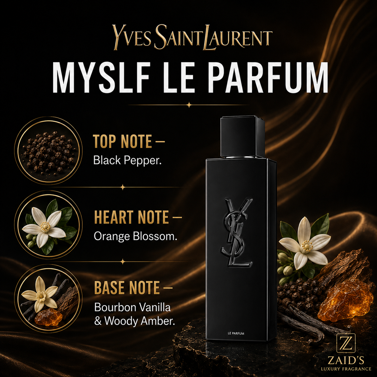 MYSLF Le Parfum by Yves Saint Laurent — 100 ml / 3.3 oz