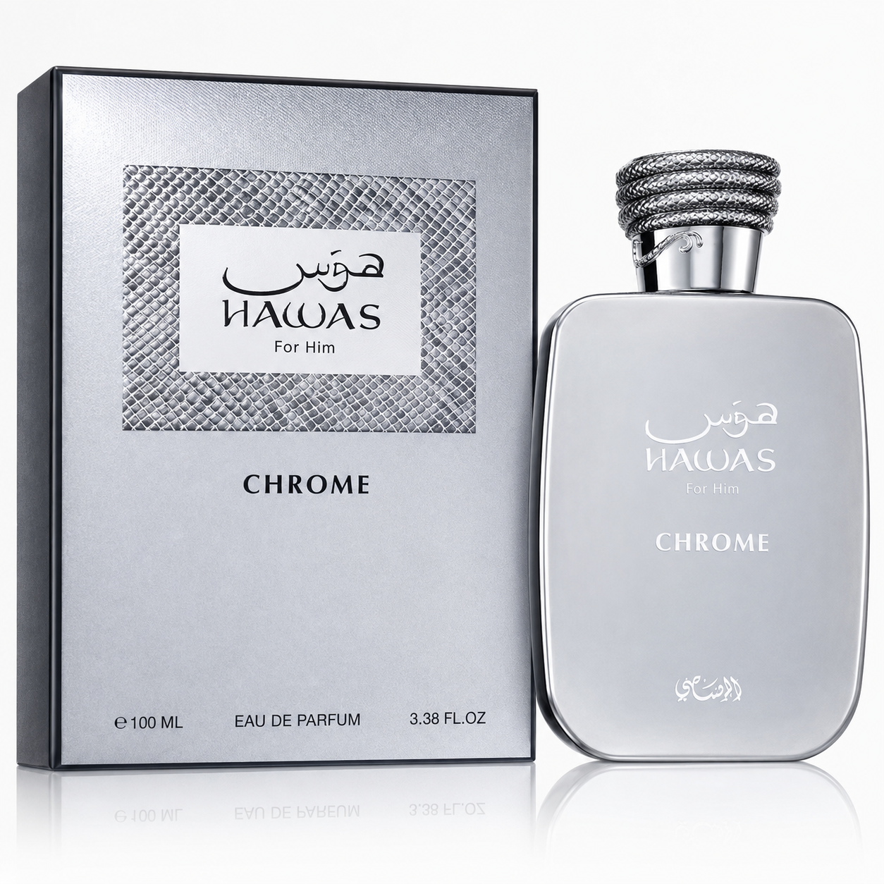 Rasasi Hawas Chrome for Him EDP – 100 ml