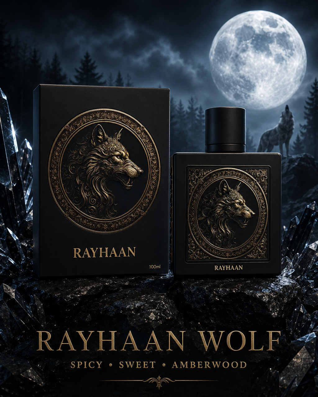 Rayhaan Wolf for Men EDP – 100 ml