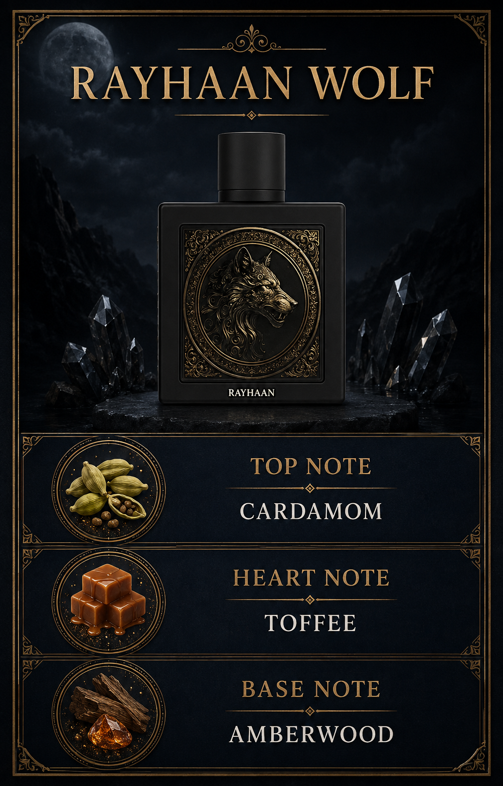 Rayhaan Wolf for Men EDP – 100 ml