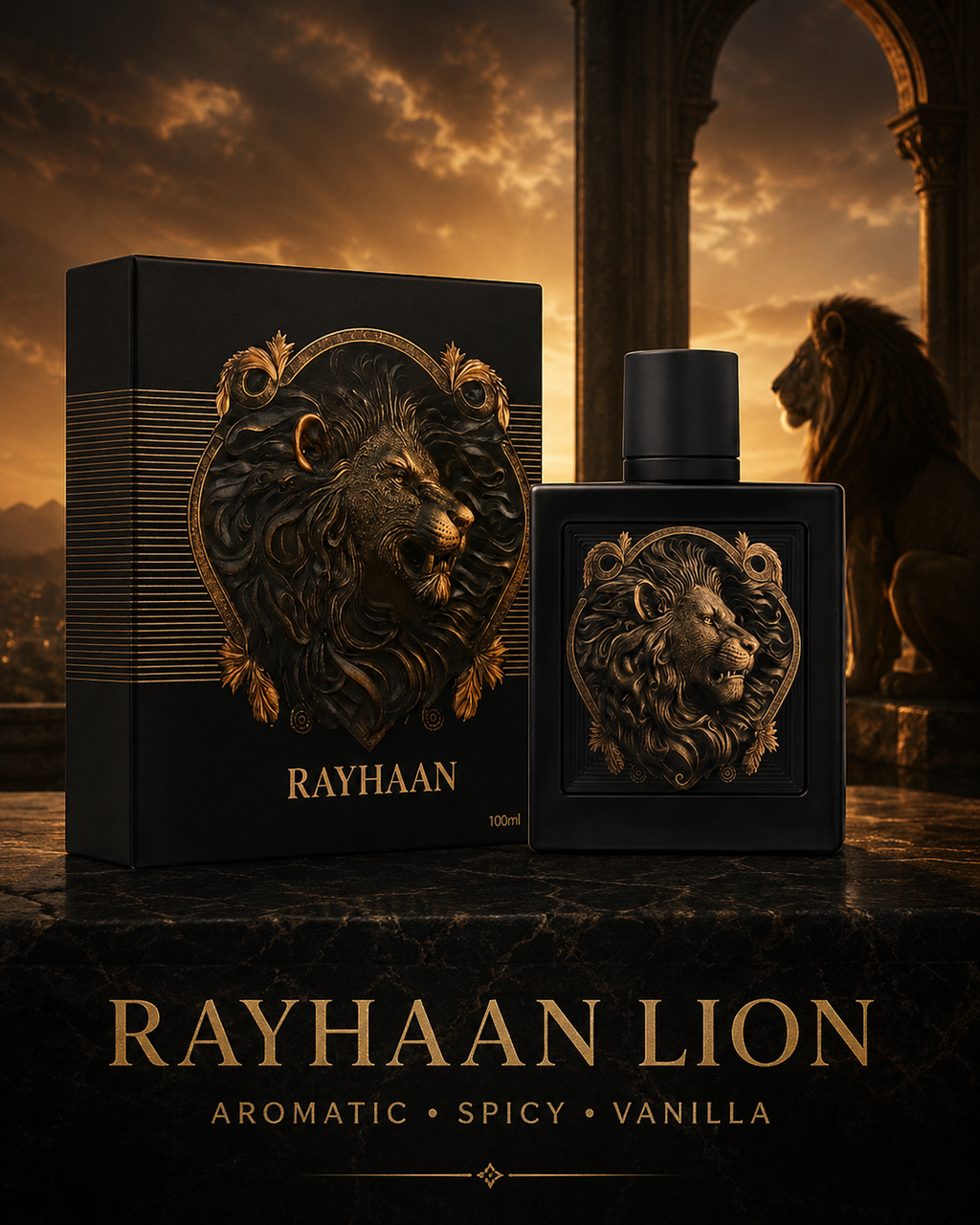 Rayhaan Lion for Men EDP – 100 ml