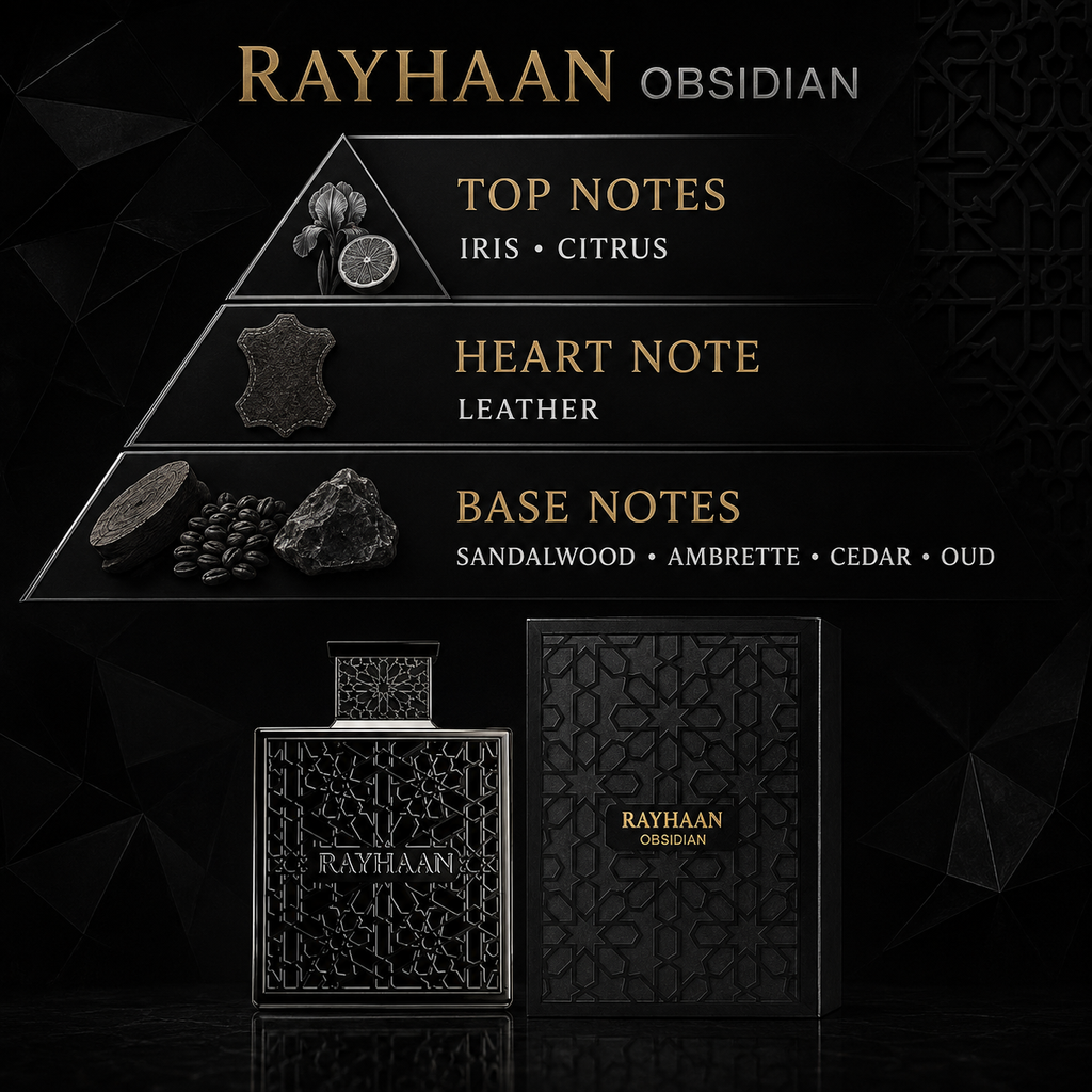Rayhaan Obsidian for Men EDP – 100 ml