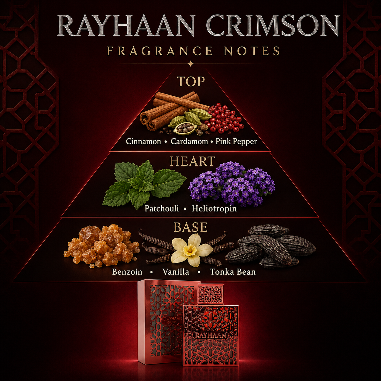 Rayhaan Crimson Eau de Parfum for Men – 100 ml