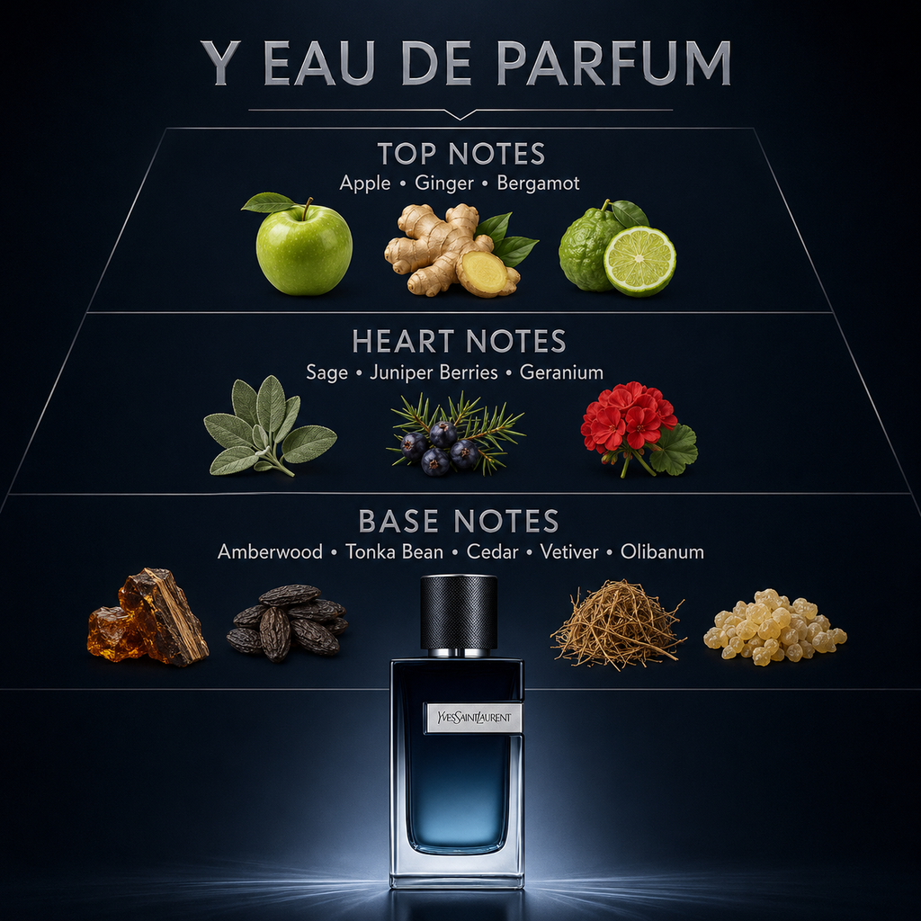 Y Eau de Parfum by Yves Saint Laurent — 100 ml / 3.3 oz