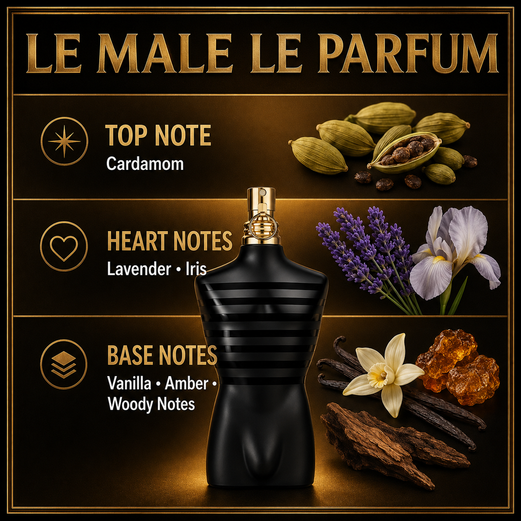 Jean Paul Gaultier Le Male Le Parfum Eau de Parfum Intense – 125 ml