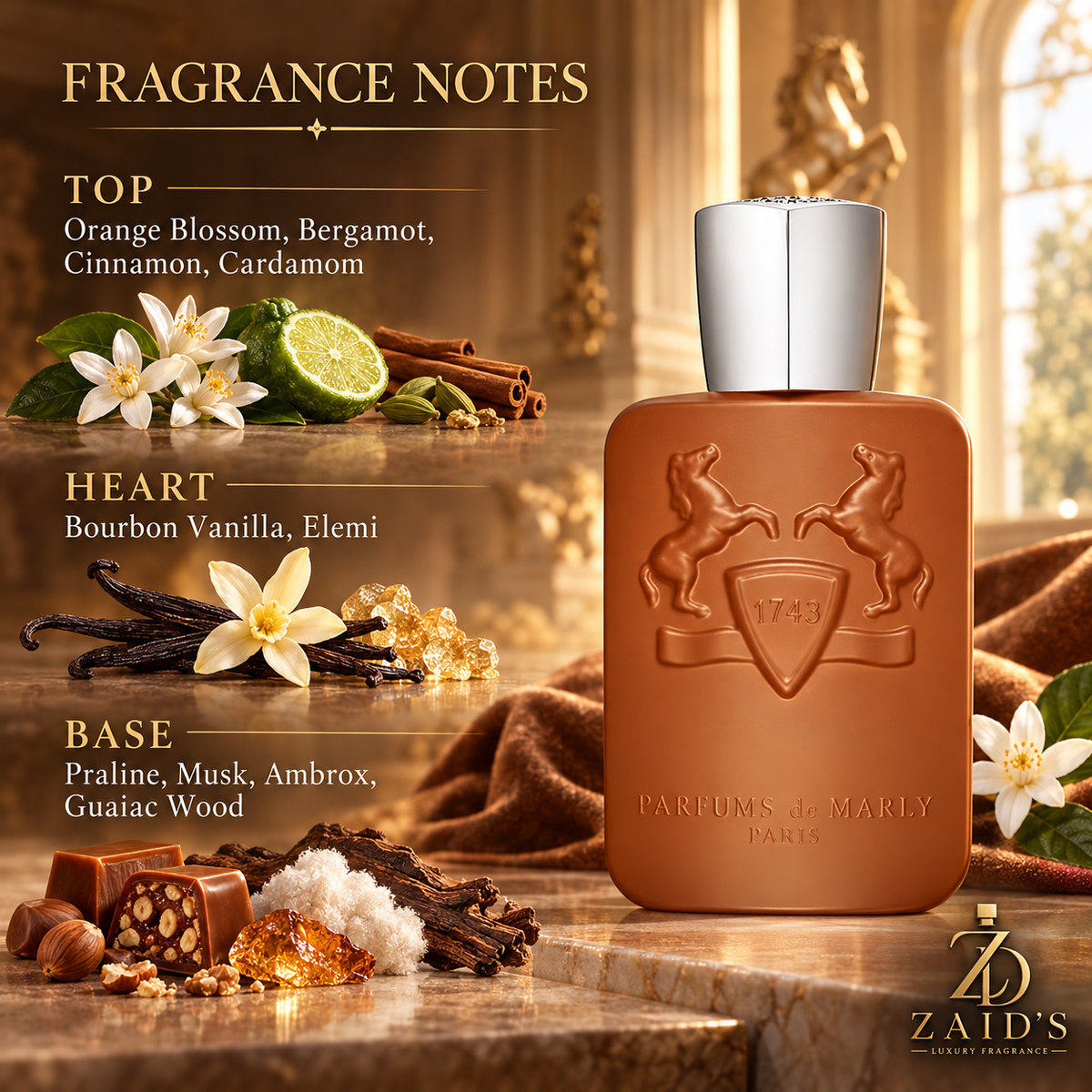 Parfums de Marly Althaïr Eau de Parfum – 4.2 oz / 125 ml